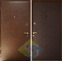 Стальная дверь эконом-класса винилискожа